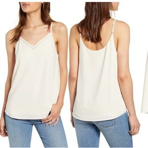 1.State Chiffon Inset Tank